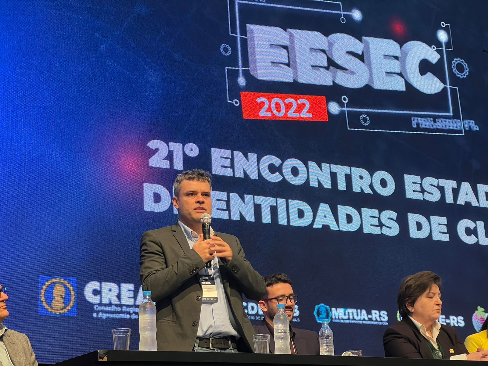 Diretor-geral da Mútua, Geól. e Eng. Seg. Trab. Pablo Palma